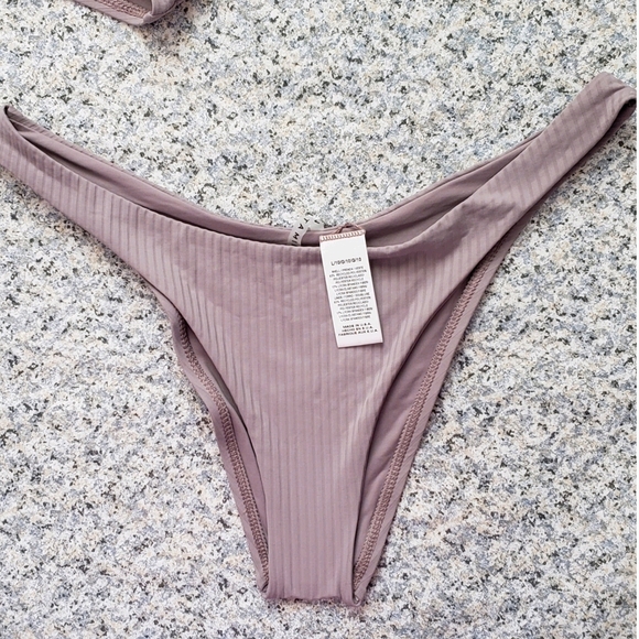 Vitamin A California High Leg Ecorib Bikini Bottom - Picture 2 of 6